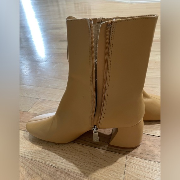 Zara Tan Heeled Boots - Picture 2 of 5